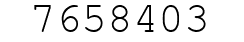 Number 7658403.
