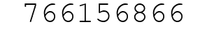 Number 766156866.