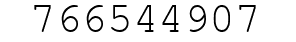 Number 766544907.