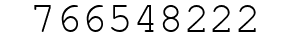 Number 766548222.
