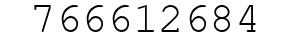 Number 766612684.
