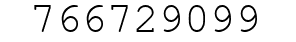 Number 766729099.