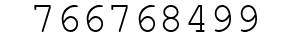 Number 766768499.