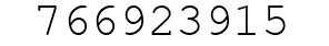 Number 766923915.
