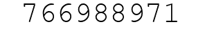 Number 766988971.