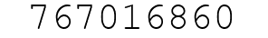 Number 767016860.