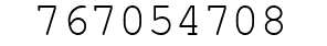 Number 767054708.