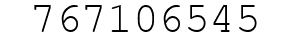 Number 767106545.