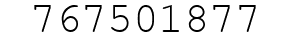 Number 767501877.