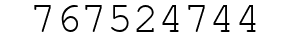 Number 767524744.