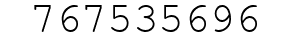 Number 767535696.