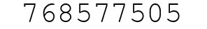 Number 768577505.