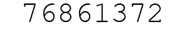 Number 76861372.