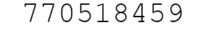 Number 770518459.