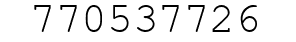Number 770537726.