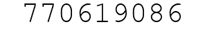 Number 770619086.