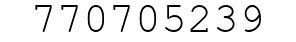 Number 770705239.
