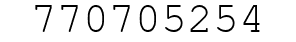 Number 770705254.