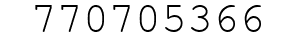Number 770705366.