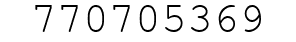 Number 770705369.