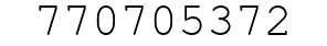 Number 770705372.
