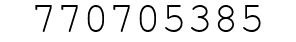 Number 770705385.