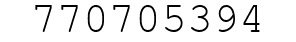 Number 770705394.