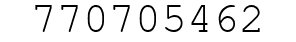 Number 770705462.