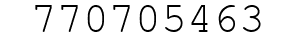 Number 770705463.