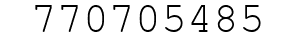 Number 770705485.
