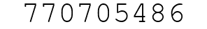 Number 770705486.