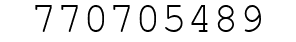 Number 770705489.