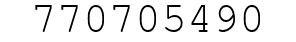 Number 770705490.