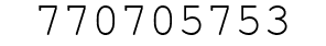 Number 770705753.