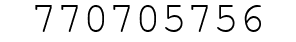 Number 770705756.