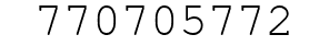 Number 770705772.