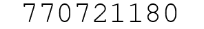 Number 770721180.