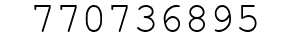 Number 770736895.