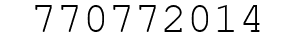 Number 770772014.