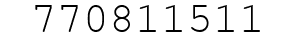 Number 770811511.