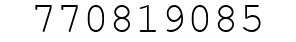Number 770819085.