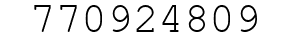 Number 770924809.