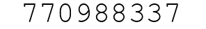 Number 770988337.