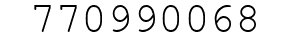 Number 770990068.