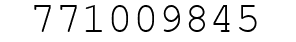 Number 771009845.