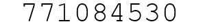 Number 771084530.