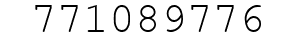 Number 771089776.