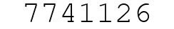 Number 7741126.