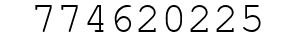 Number 774620225.