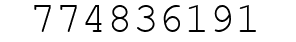 Number 774836191.